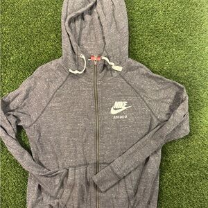 Nike Charcoal Gray Zip-Up Hoodie